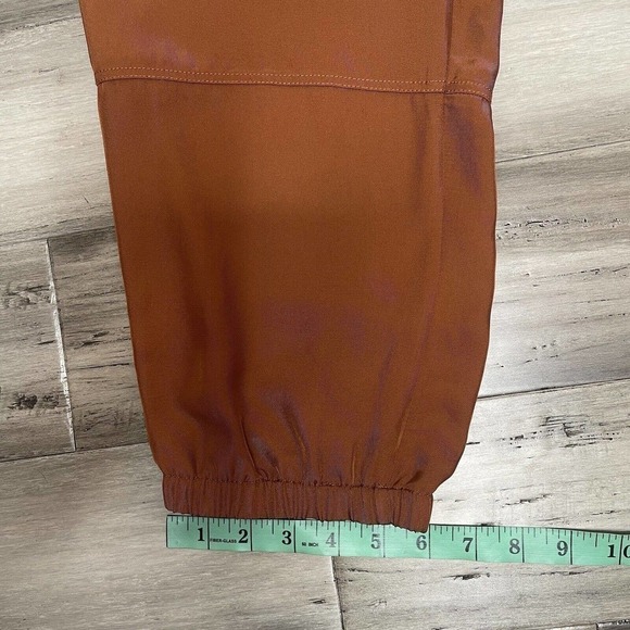 NWT Theory Flat Twill Slim Cargo Pants Women's Clay Size M $295 - Picture 8 of 11